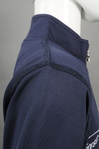 W211 Design Half Chest Zipper Sweatshirt Long Sleeve Collar Finger Male Hole Functional Sweatshirt Manufacturer detail view-3